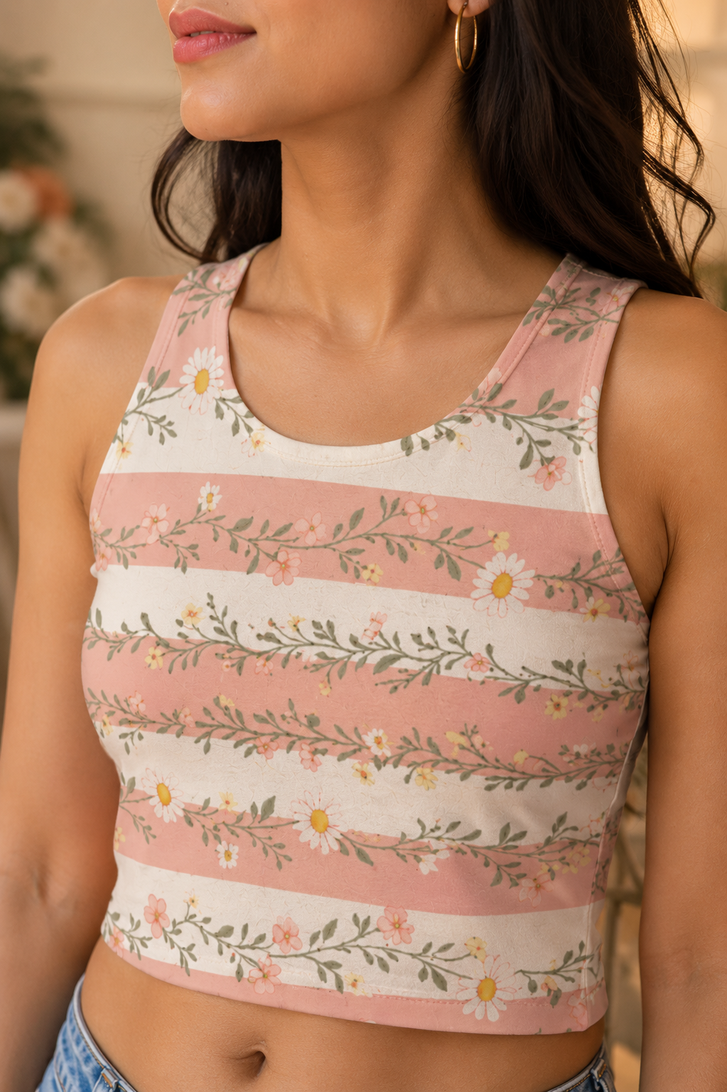 Rosie Meadow Crop Tank