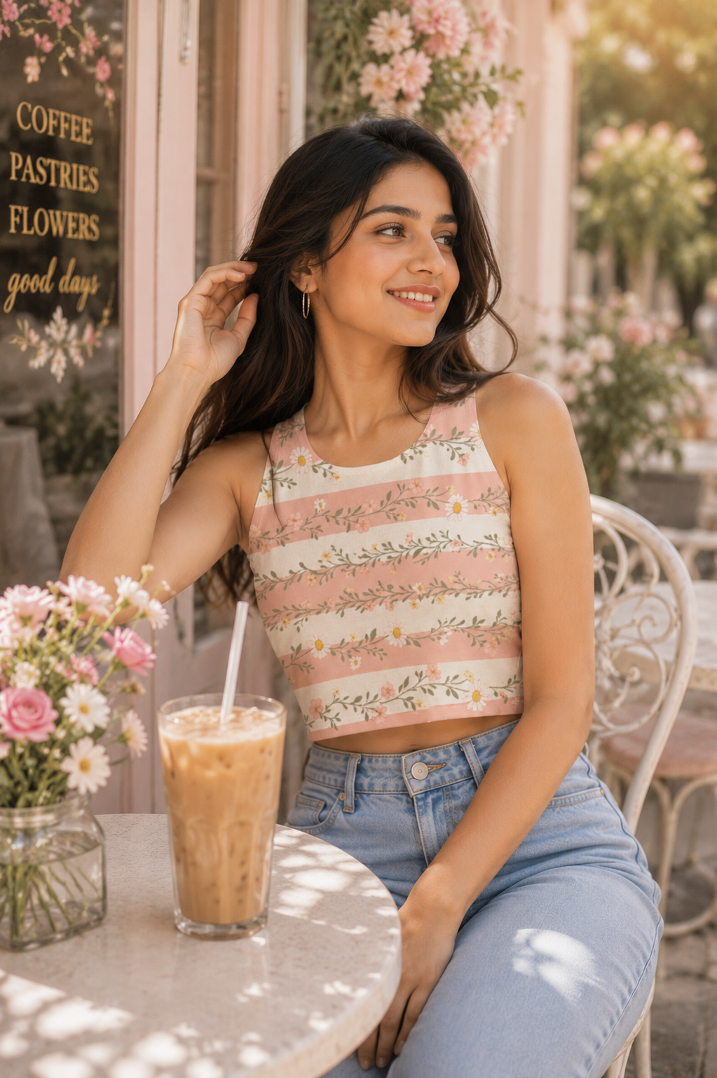 Rosie Meadow Crop Tank