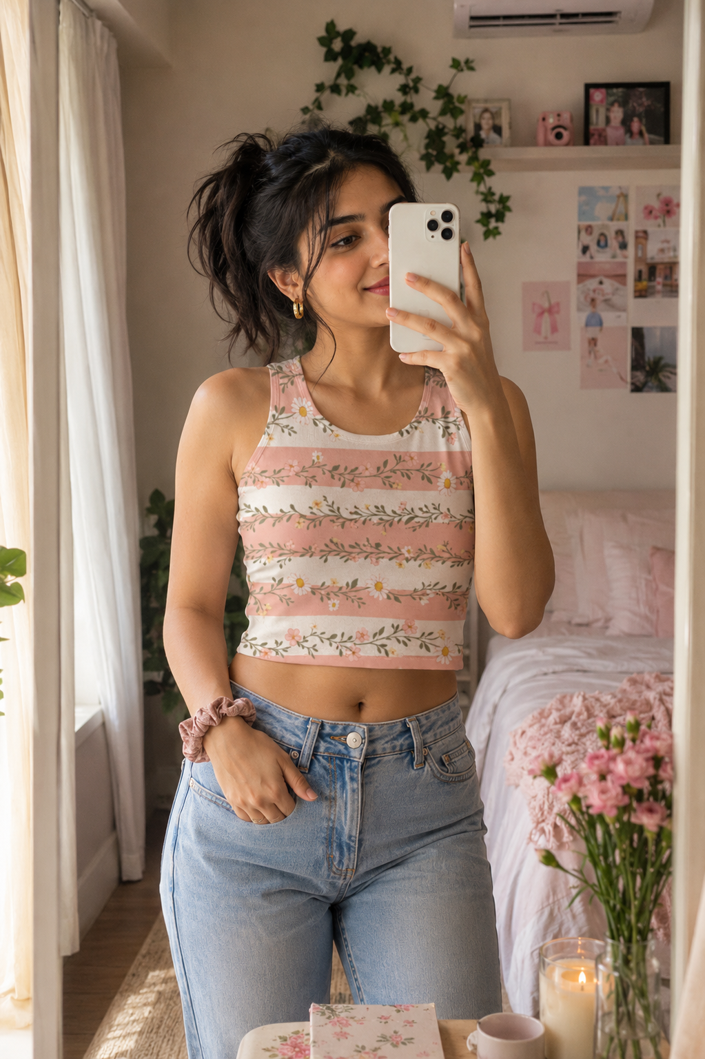 Rosie Meadow Crop Tank