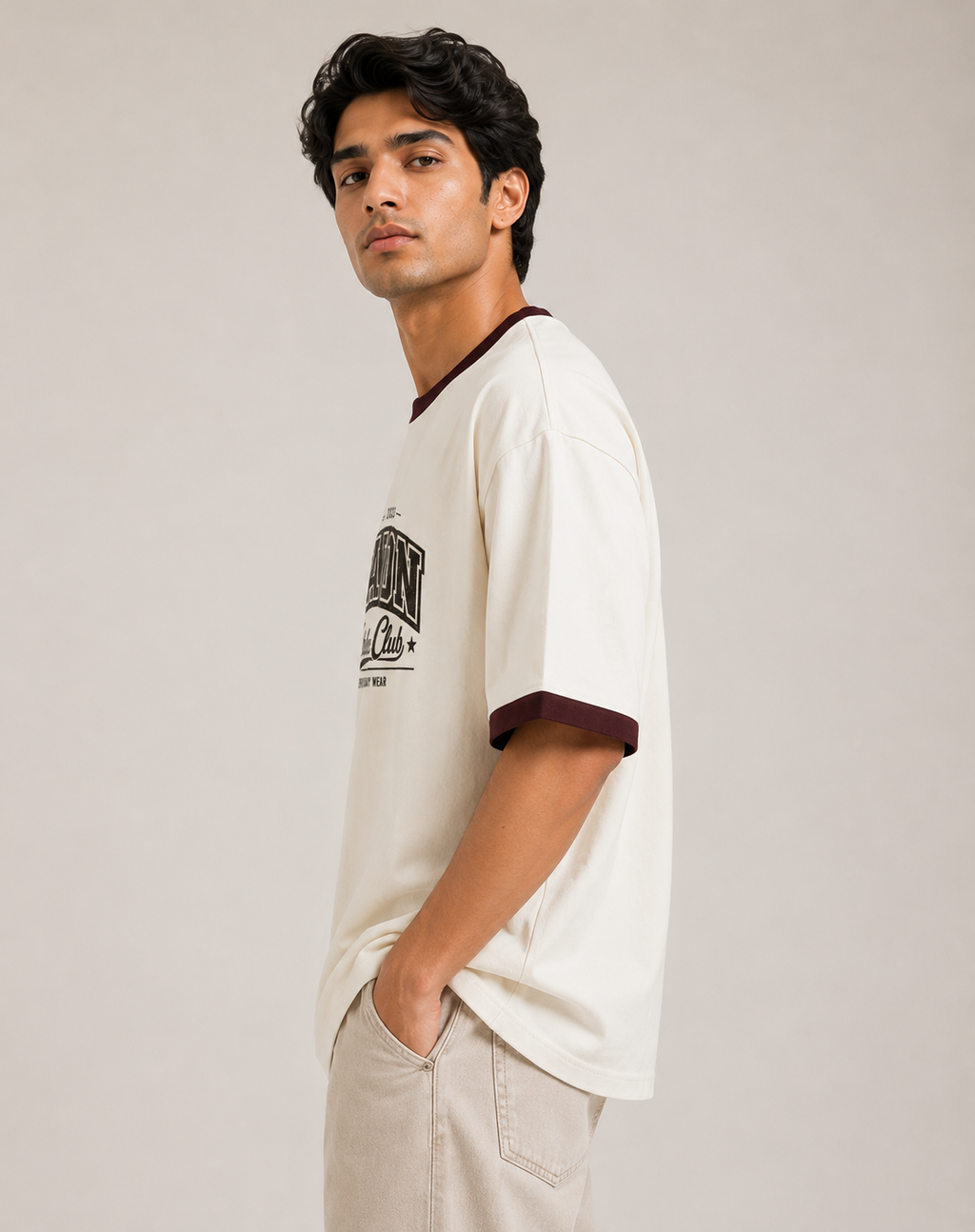 RAION Athletic Club – Premium Oversized Ringer T-Shirt