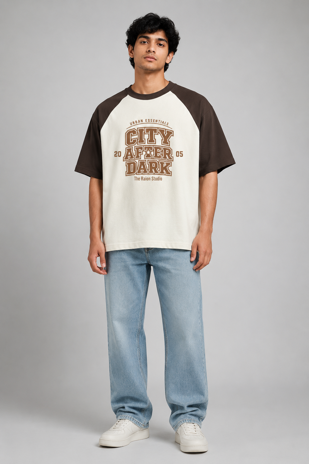CITY AFTER DARK - Unisex Oversized Raglan