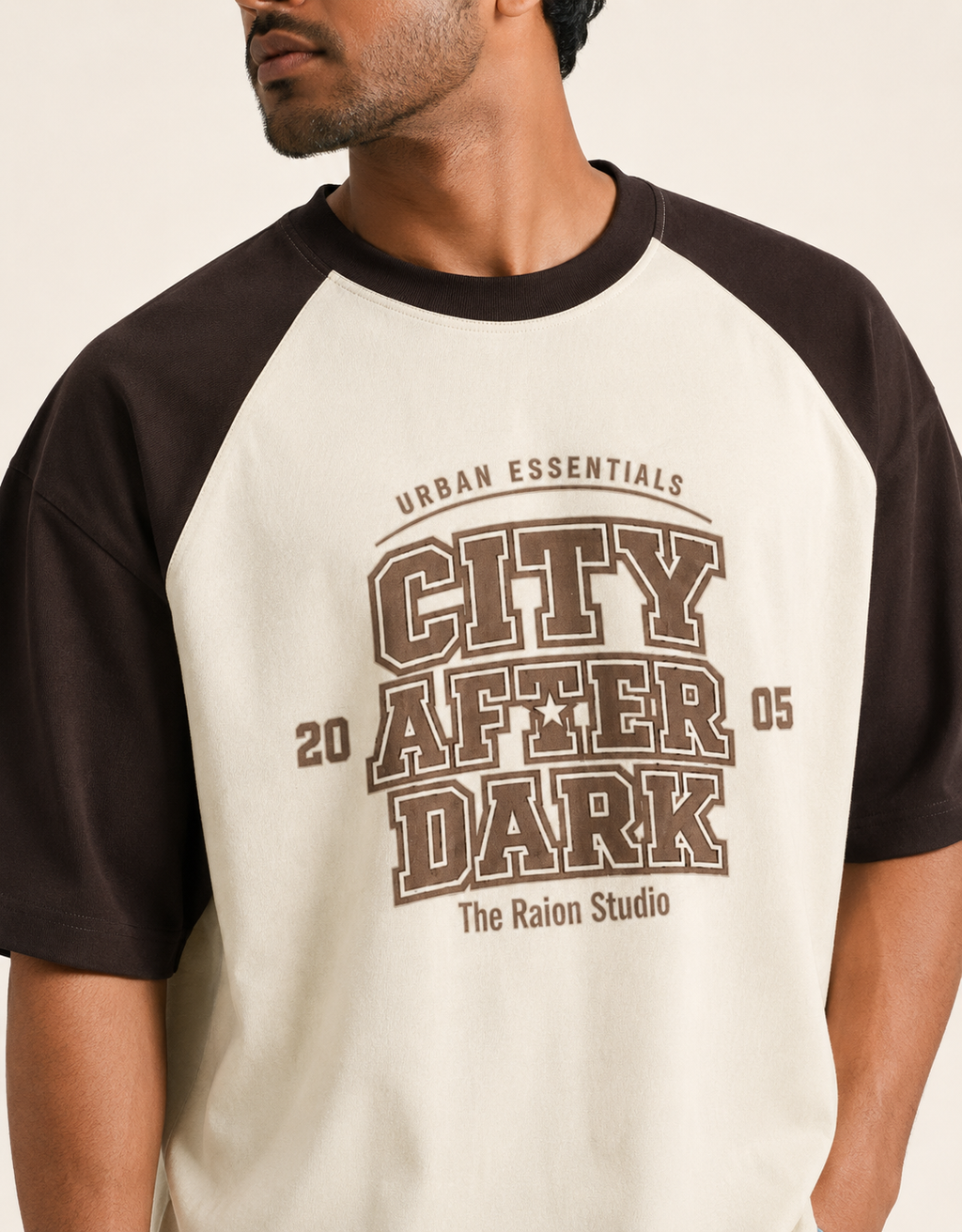 CITY AFTER DARK - Unisex Oversized Raglan