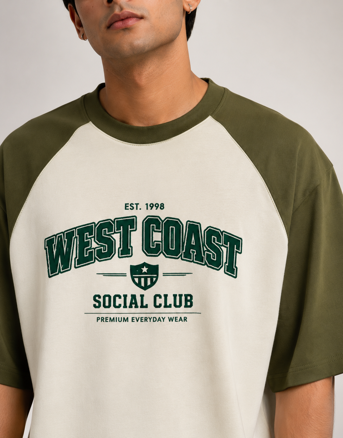 West Coast Social Club - Unisex Oversized Raglan