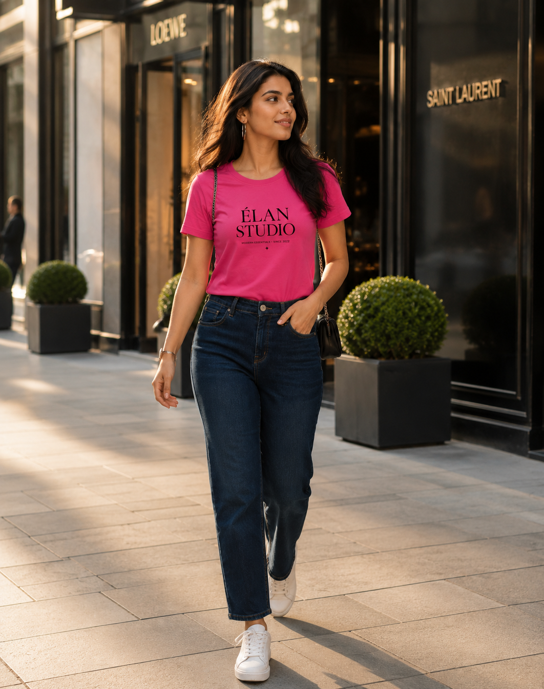 ÉLAN STUDIO – Premium Minimalist Women's Graphic T-Shirt