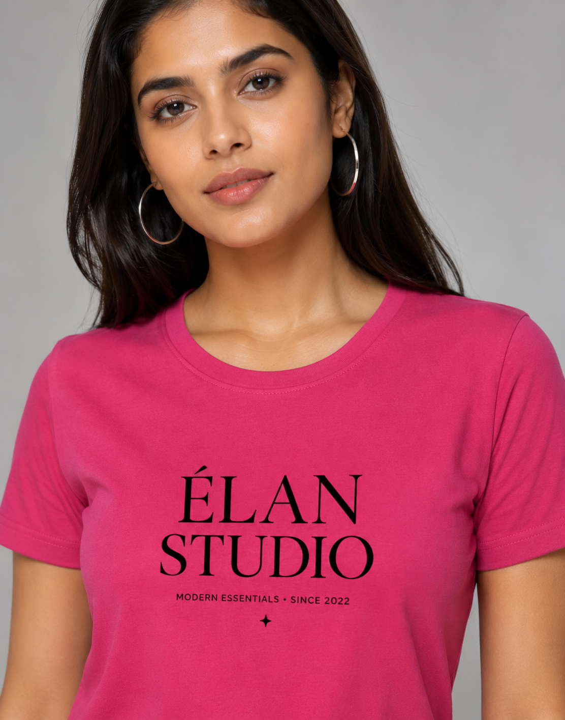 ÉLAN STUDIO – Premium Minimalist Women's Graphic T-Shirt