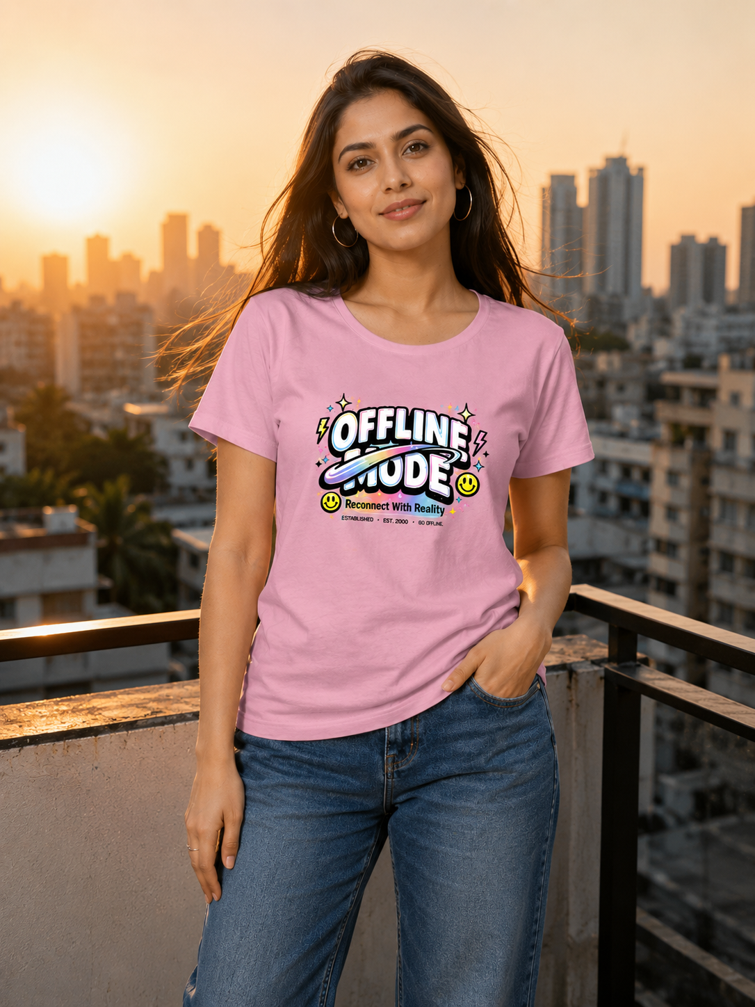 Offline Mode – Premium Y2K Women's Classic T-Shirt