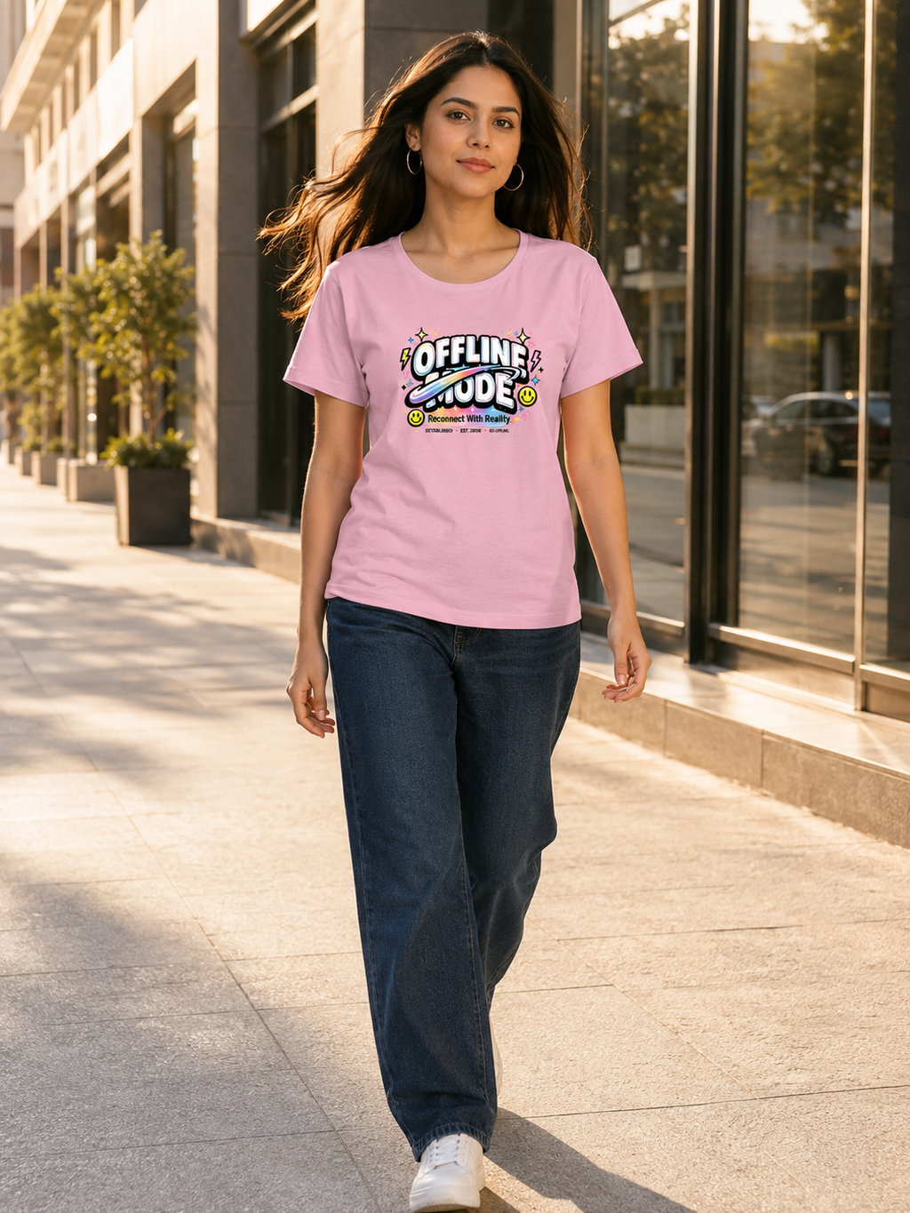 Offline Mode – Premium Y2K Women's Classic T-Shirt