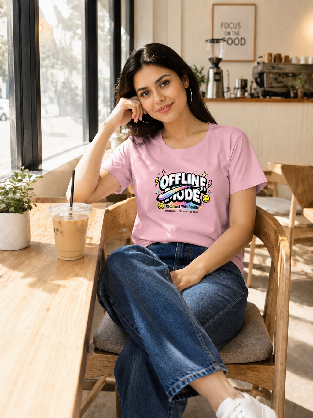Offline Mode – Premium Y2K Women's Classic T-Shirt