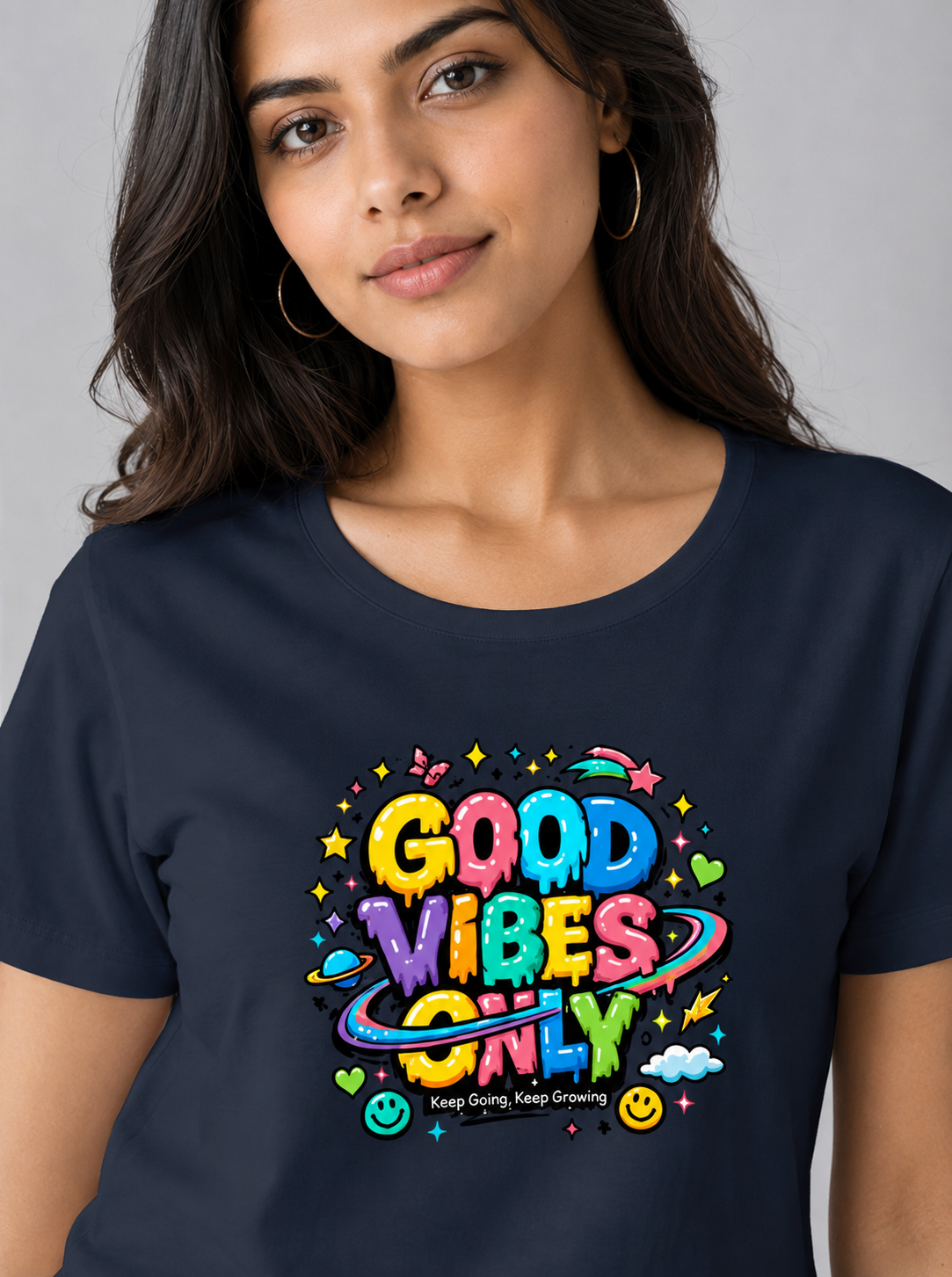 Good Vibes Only – Premium Y2K Women's Classic T-Shirt