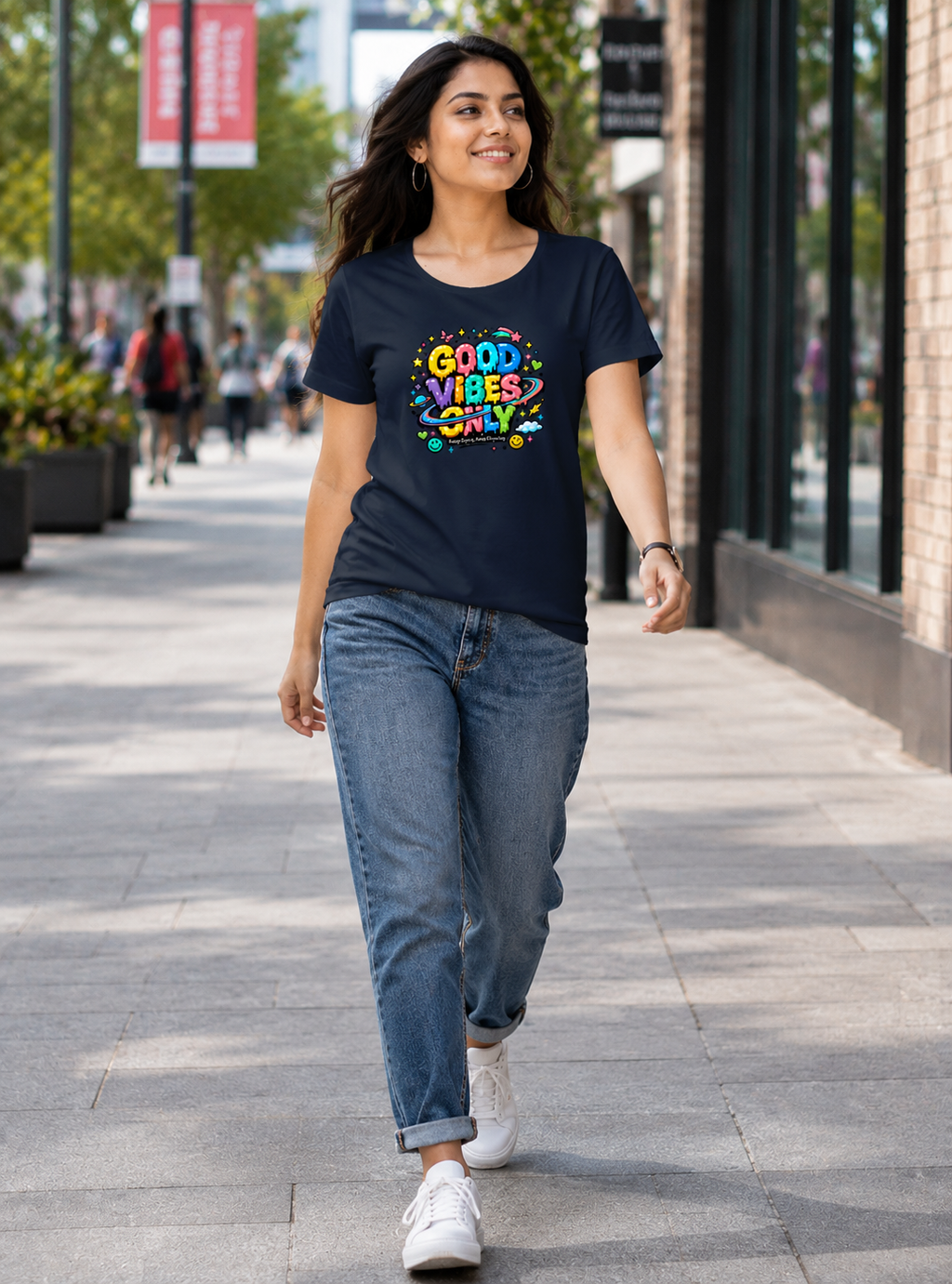 Good Vibes Only – Premium Y2K Women's Classic T-Shirt