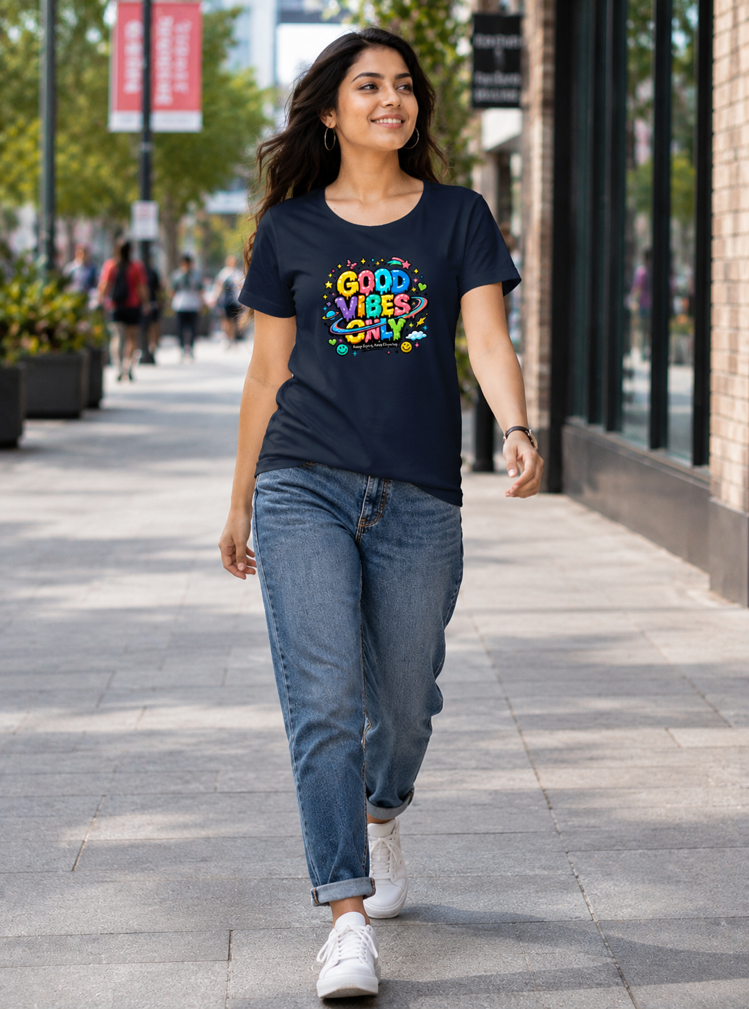 Good Vibes Only – Premium Y2K Women's Classic T-Shirt