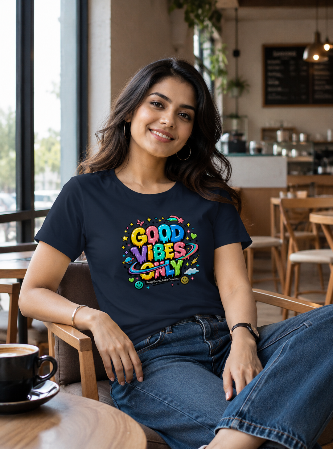 Good Vibes Only – Premium Y2K Women's Classic T-Shirt