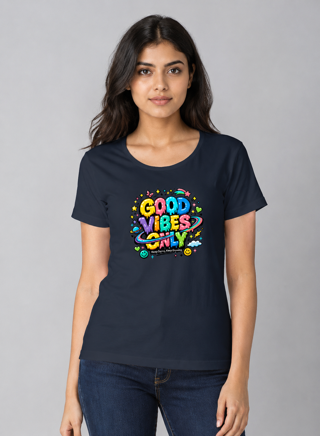 Good Vibes Only – Premium Y2K Women's Classic T-Shirt