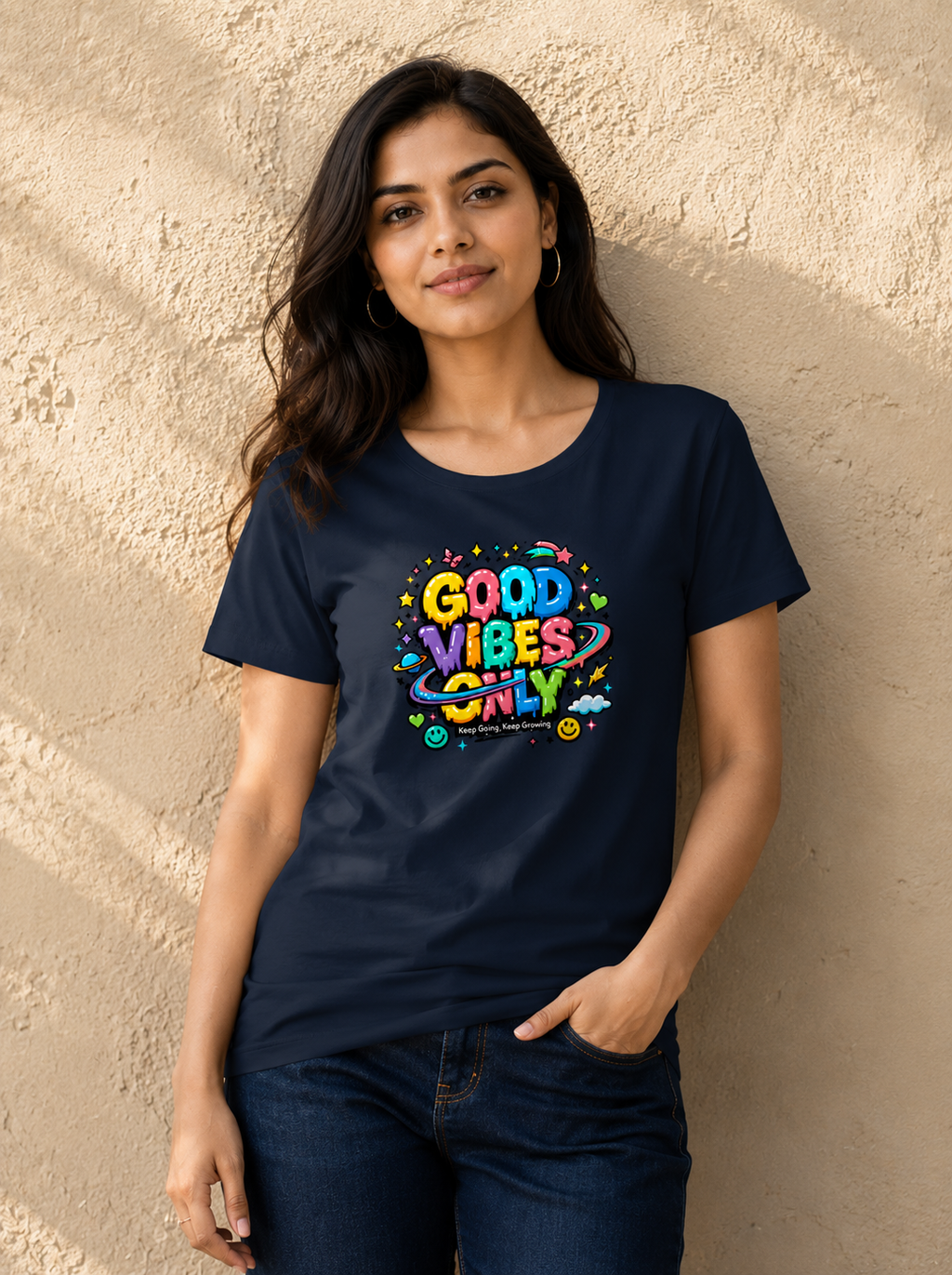 Good Vibes Only – Premium Y2K Women's Classic T-Shirt