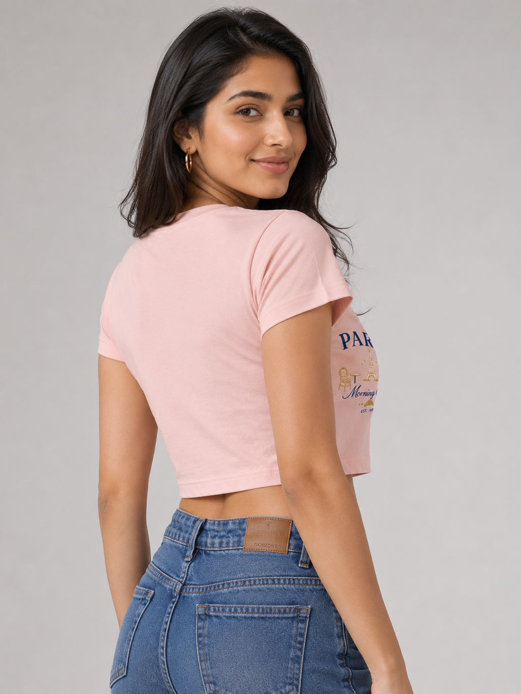 Paris Morning Club Women's Crop Top