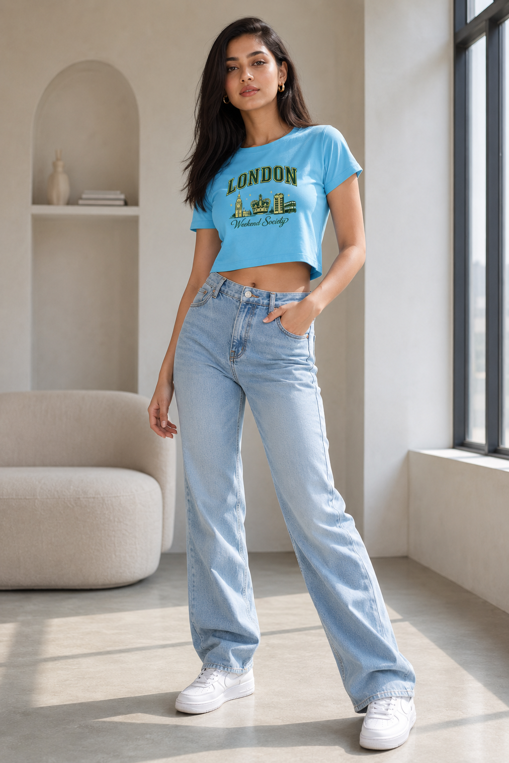 London Weekend Society Women's Crop Top