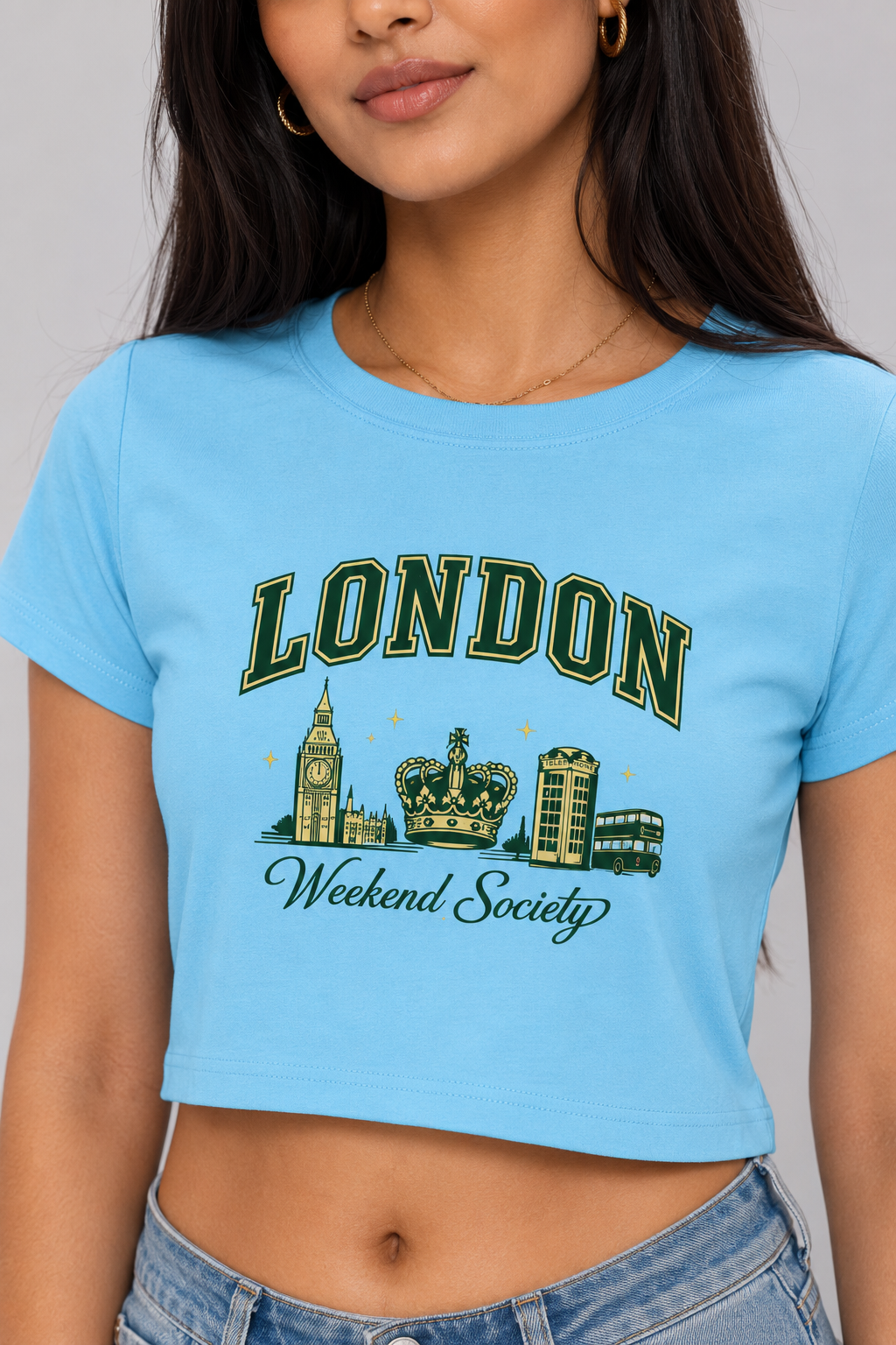 London Weekend Society Women's Crop Top