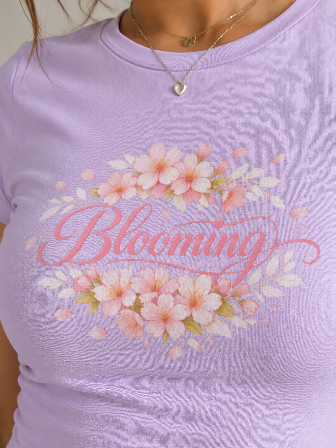 Blooming – Cherry Blossom Baby Tee