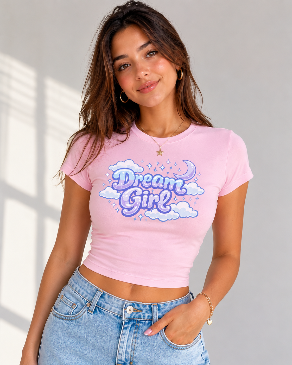 Dream Girl – Celestial Dreams Baby Tee