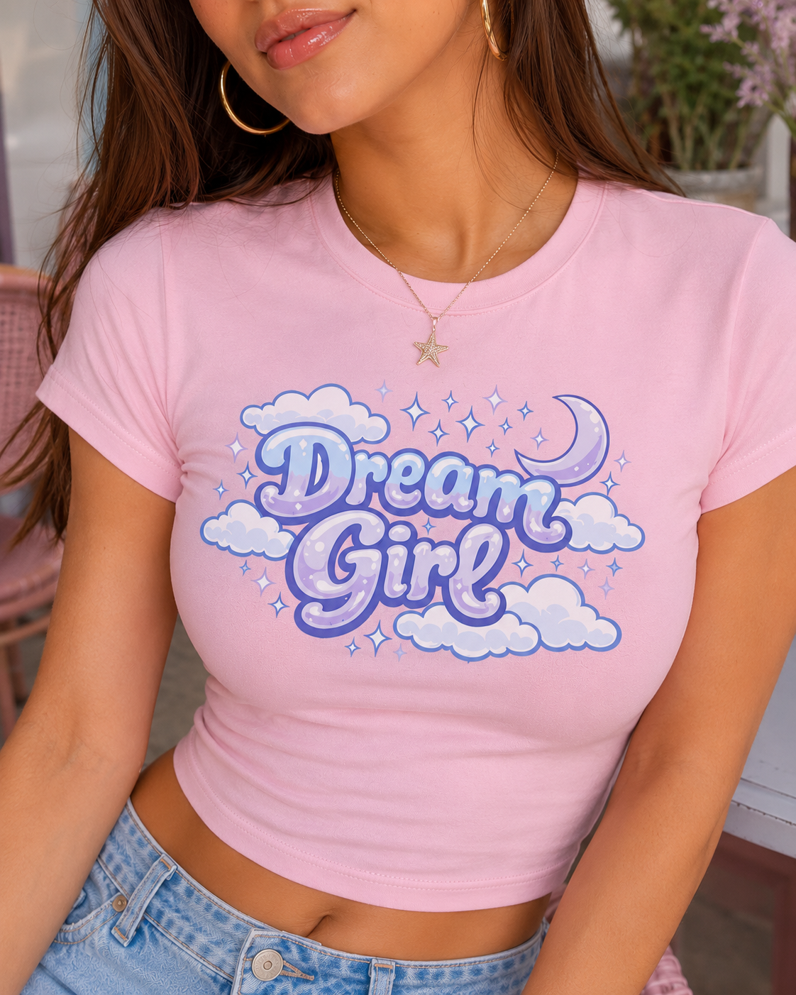 Dream Girl – Celestial Dreams Baby Tee