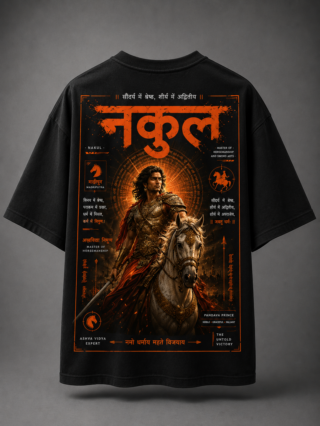 Nakul: The Silent Warrior || Unisex Classic Crew T-Shirt