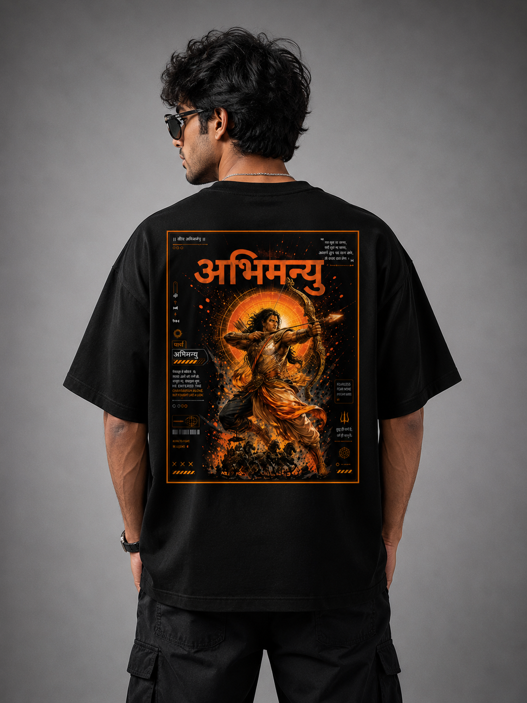 ABHIMANYU: Chakravyuh Warrior || Unisex Classic Crew T-Shirt